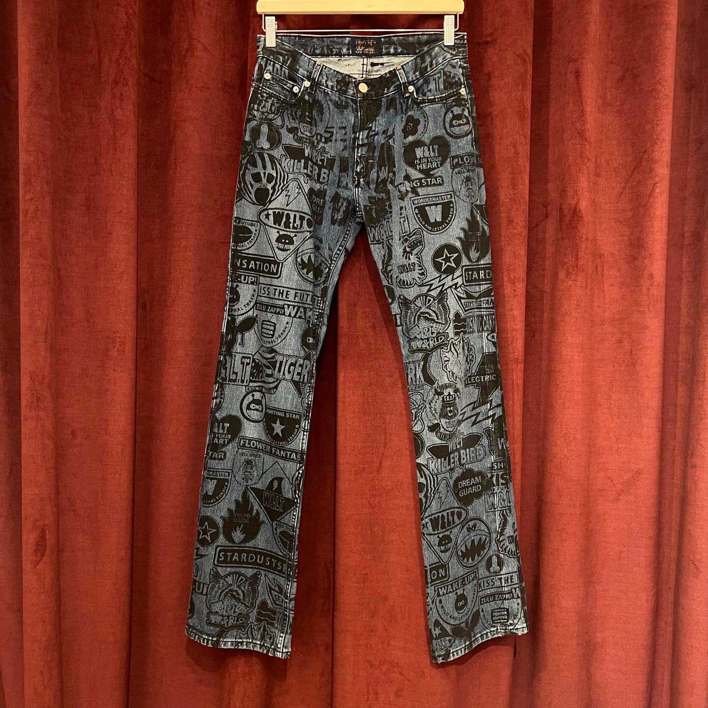 W & LT graffiti jeans