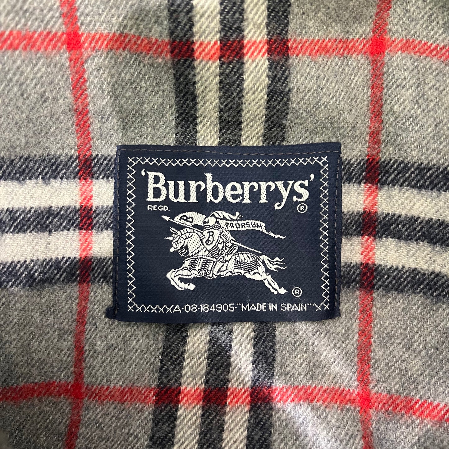 Burberrys grey wool jacket