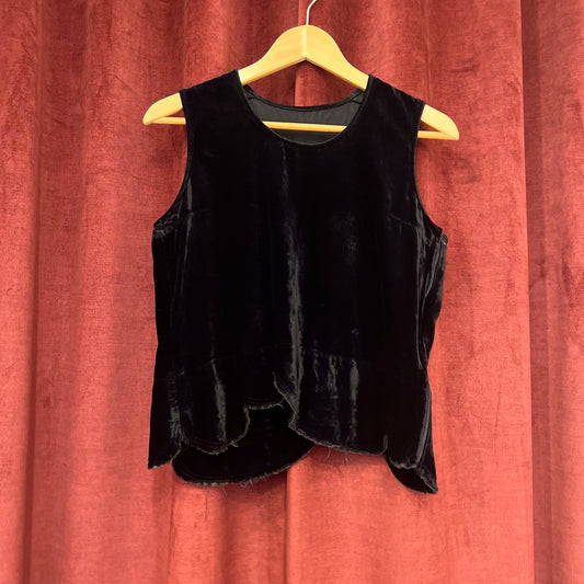 Comme des Garçons velvet top