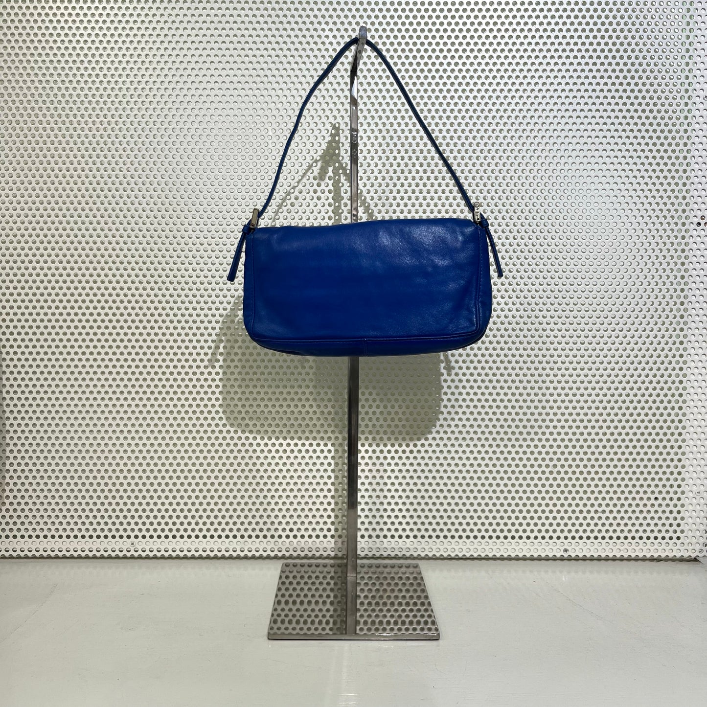 Fendi blue leather bag