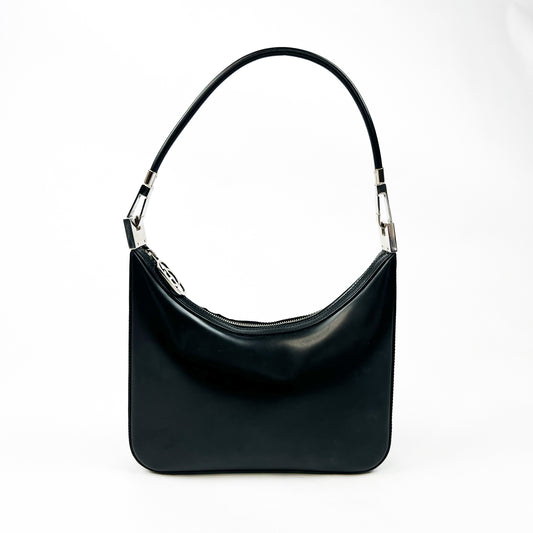 Gucci black lacquer bag