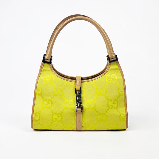 Gucci neon green jackie bag