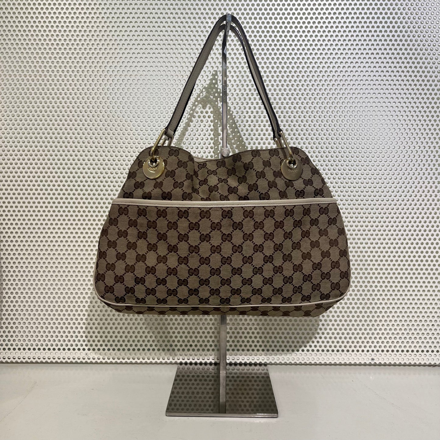 Gucci light brown monogram bag