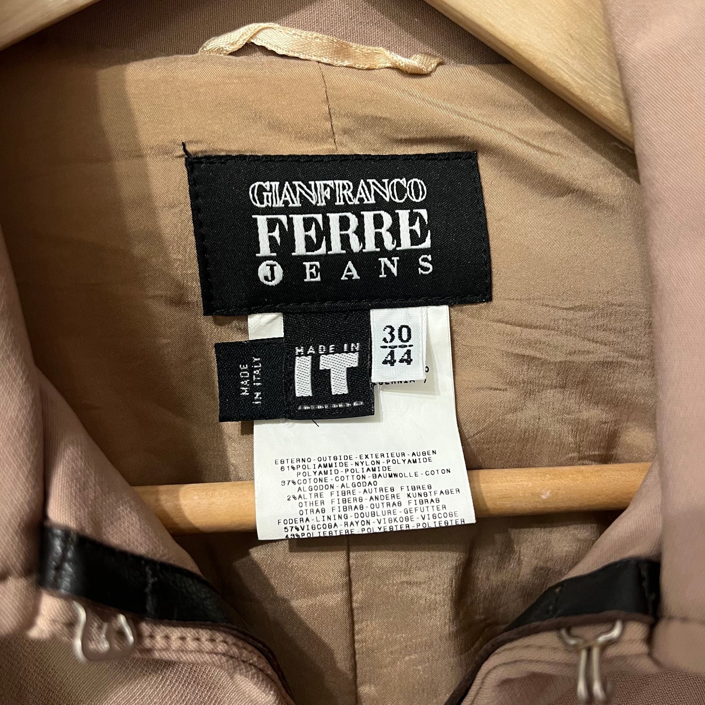 Gianfranco Ferre beige jacket