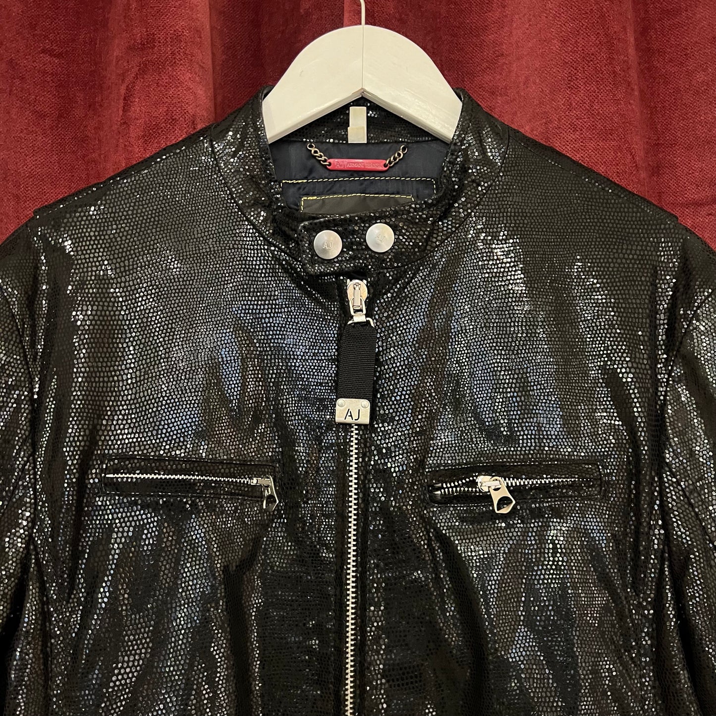 Armani 30 year anniversary leather jacket