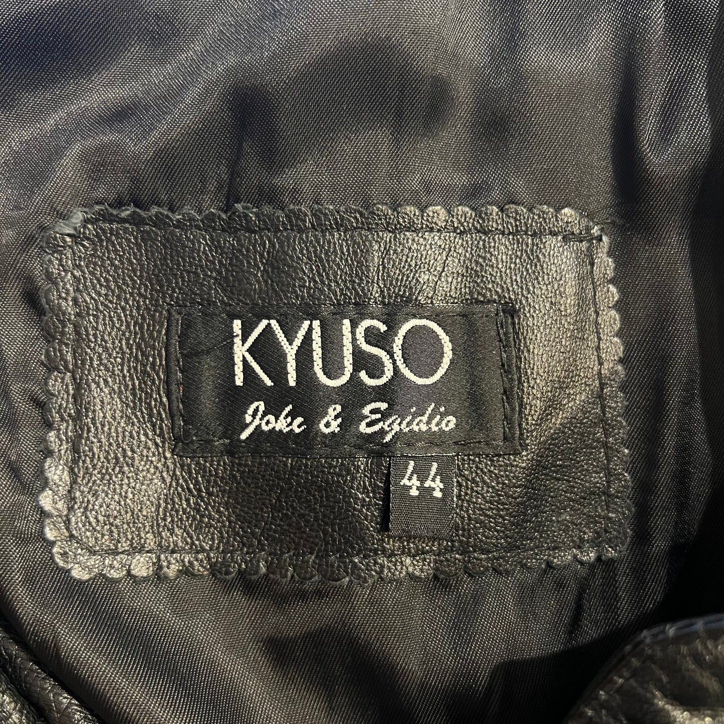 Kyuso leather gilet