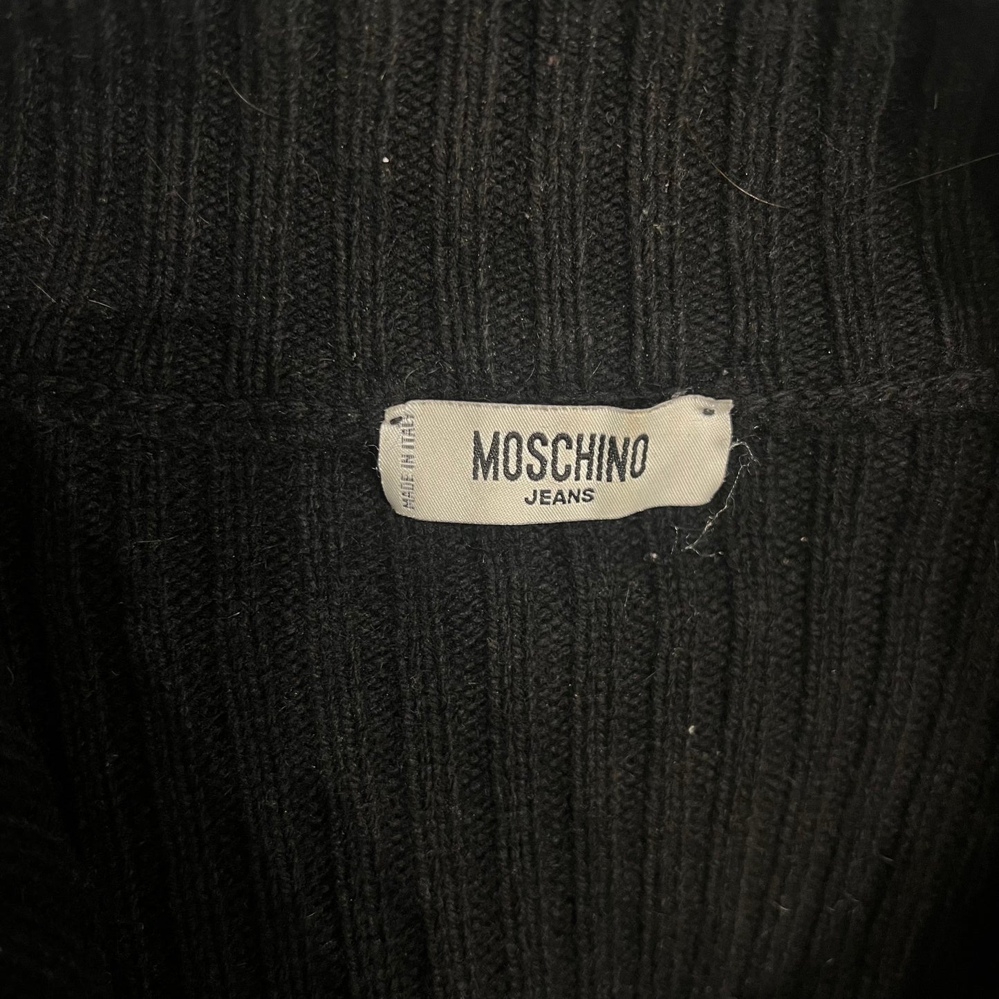 Moschino bondage knit vest