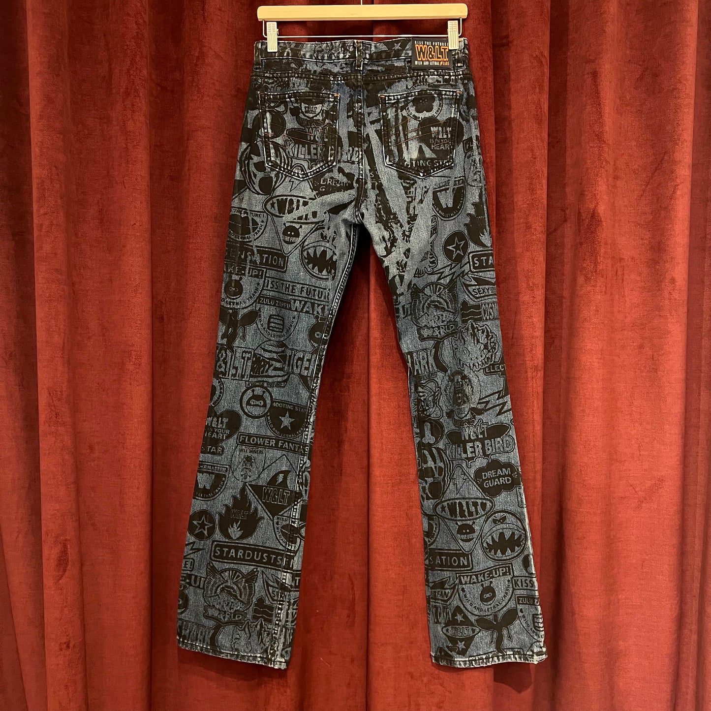 W & LT graffiti jeans