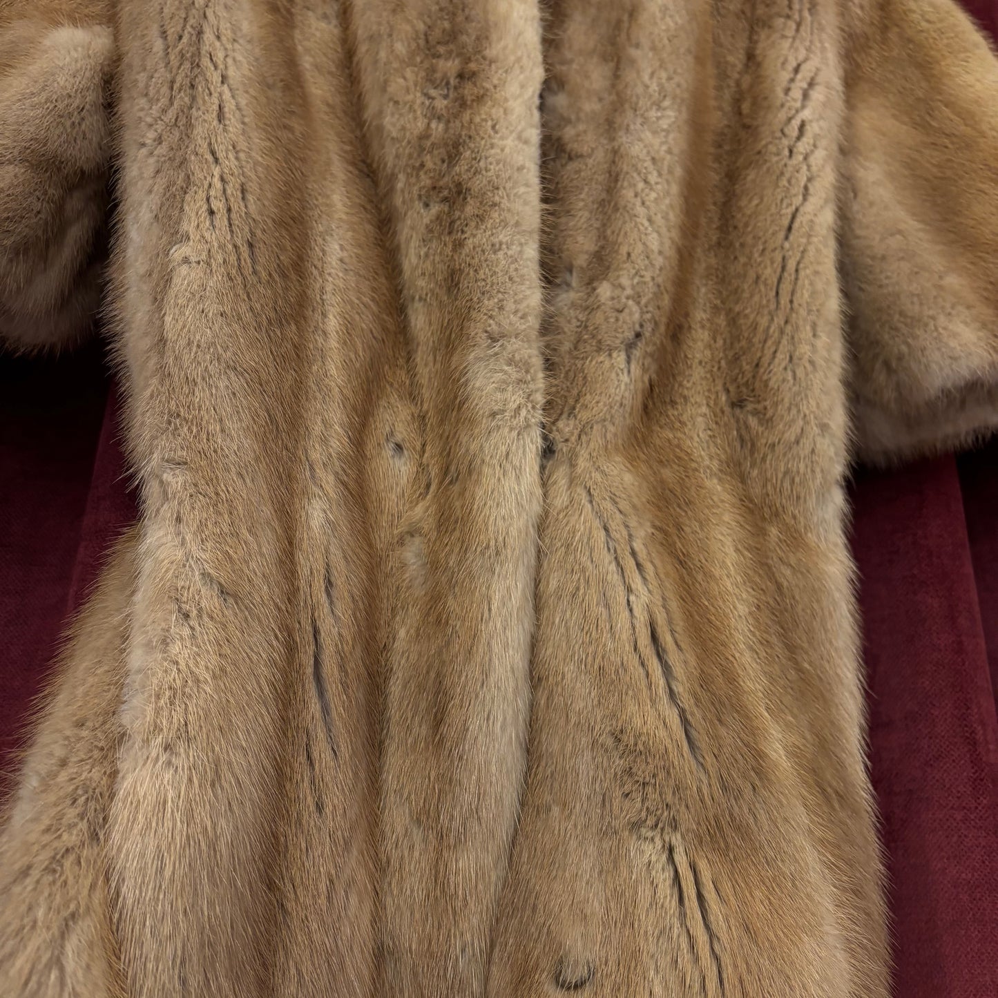 Mink fur coat