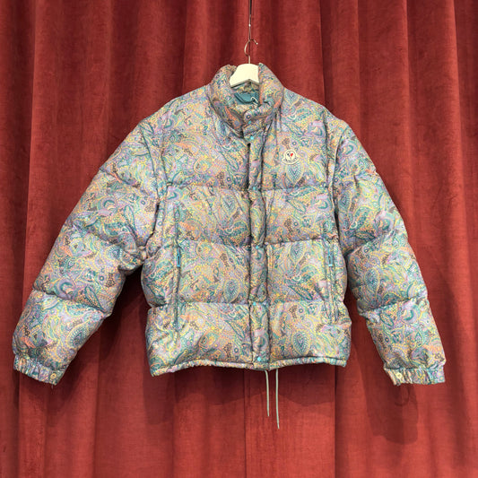 Moncler 80s paisley puffer jacket