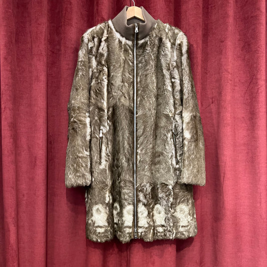 Prada goat fur coat