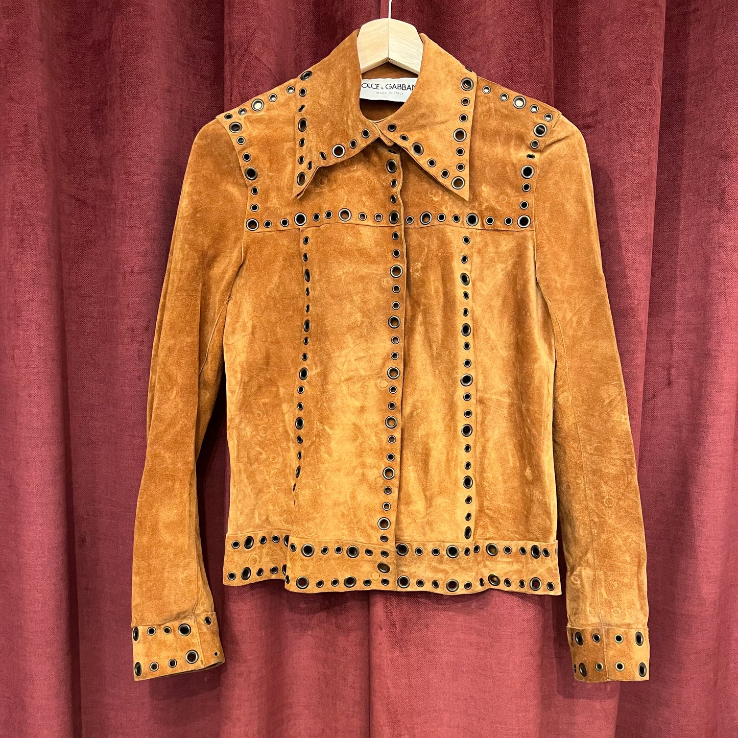 Dolce & Gabbana 90s suede jacket