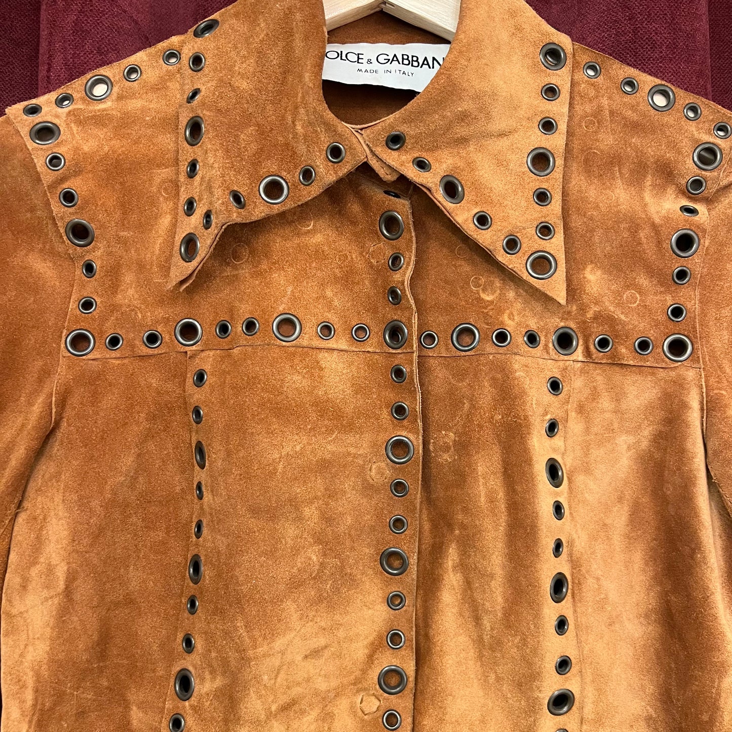 Dolce & Gabbana 90s suede jacket