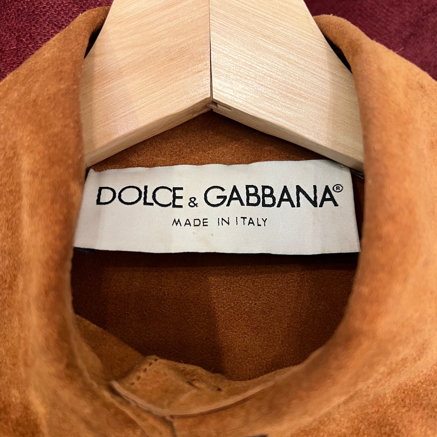 Dolce & Gabbana 90s suede jacket