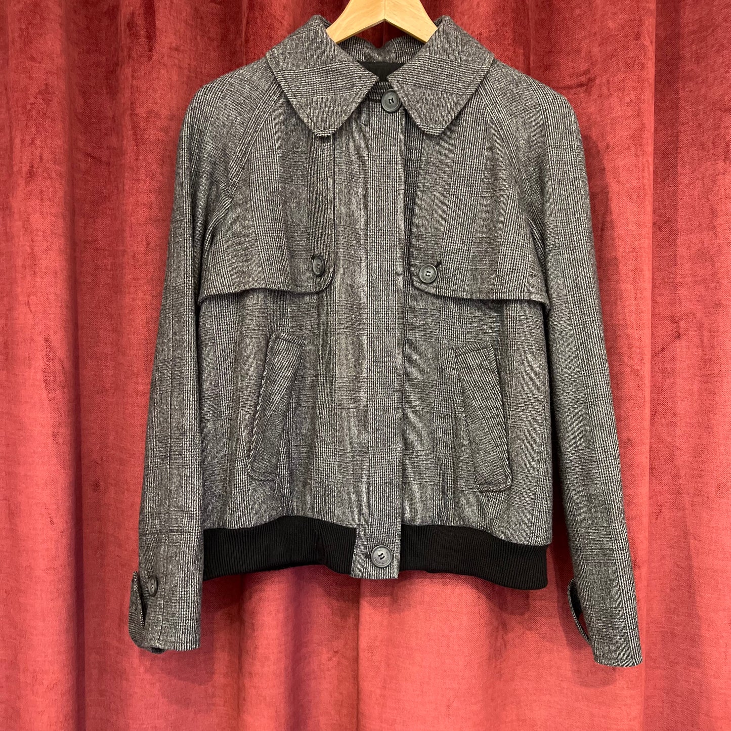 Dolce & Gabbana grey harrington jacket