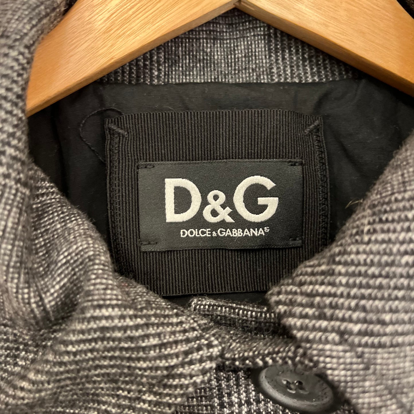 Dolce & Gabbana grey harrington jacket