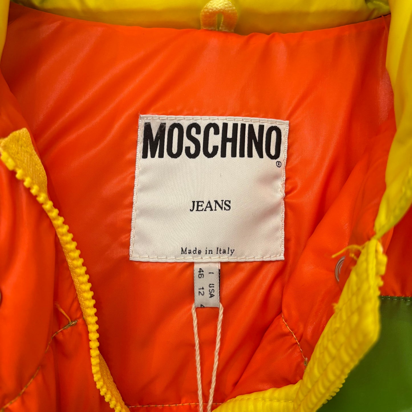 Moschino 90s rainbow puffer