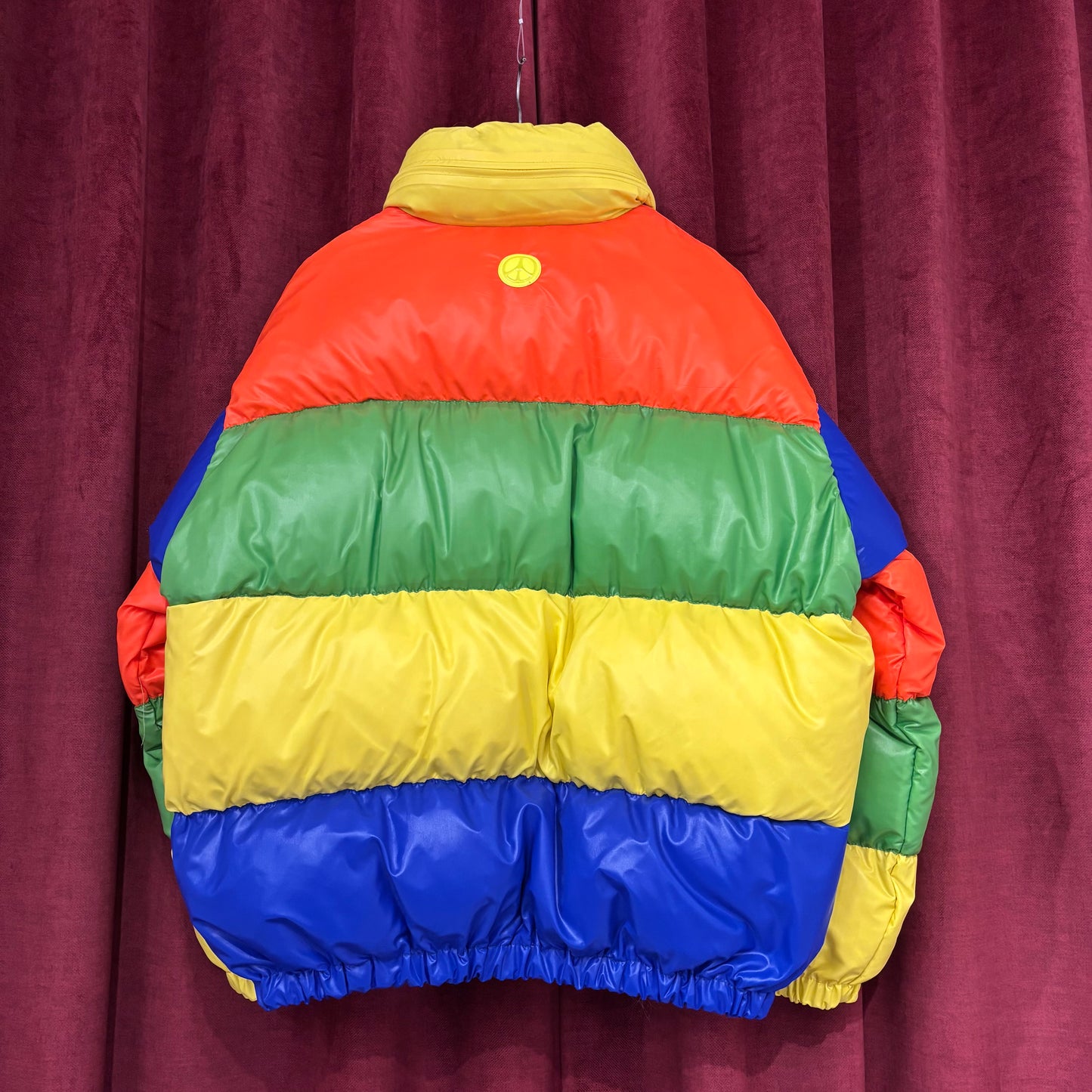 Moschino 90s rainbow puffer